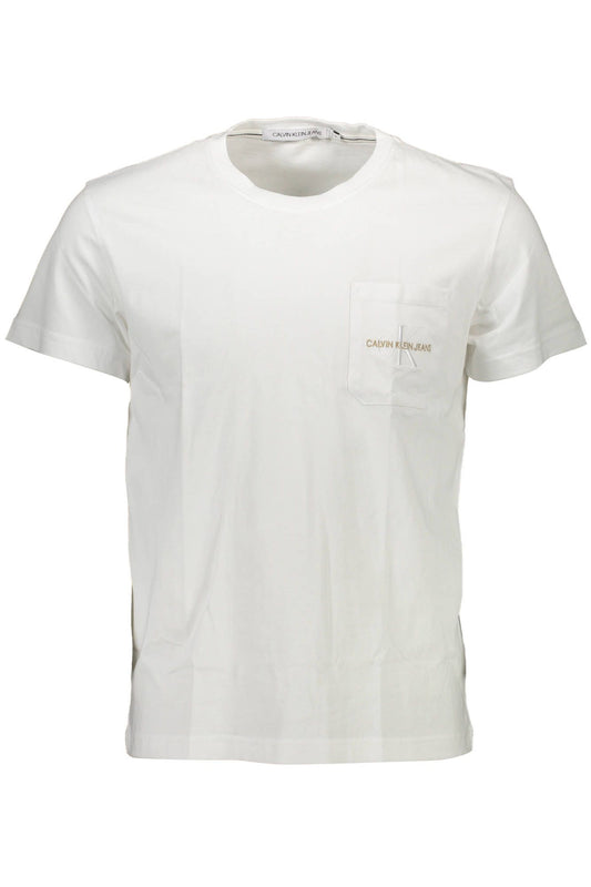 White Cotton Men TShirt