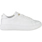 White Polyester Women Sneaker
