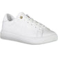 White Polyester Women Sneaker