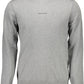 Gray Cotton Men Sweater