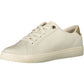 Beige Polyester Women Sneaker