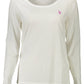 White Cotton Women T-Shirt