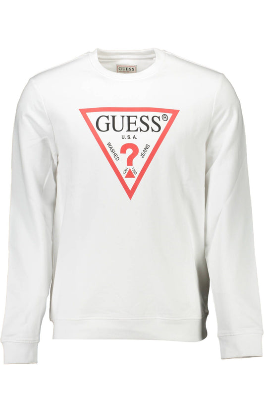 White Cotton Men Sweater