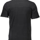 Black Cotton Men T-Shirt