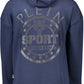 Blue Cotton Men Sweater