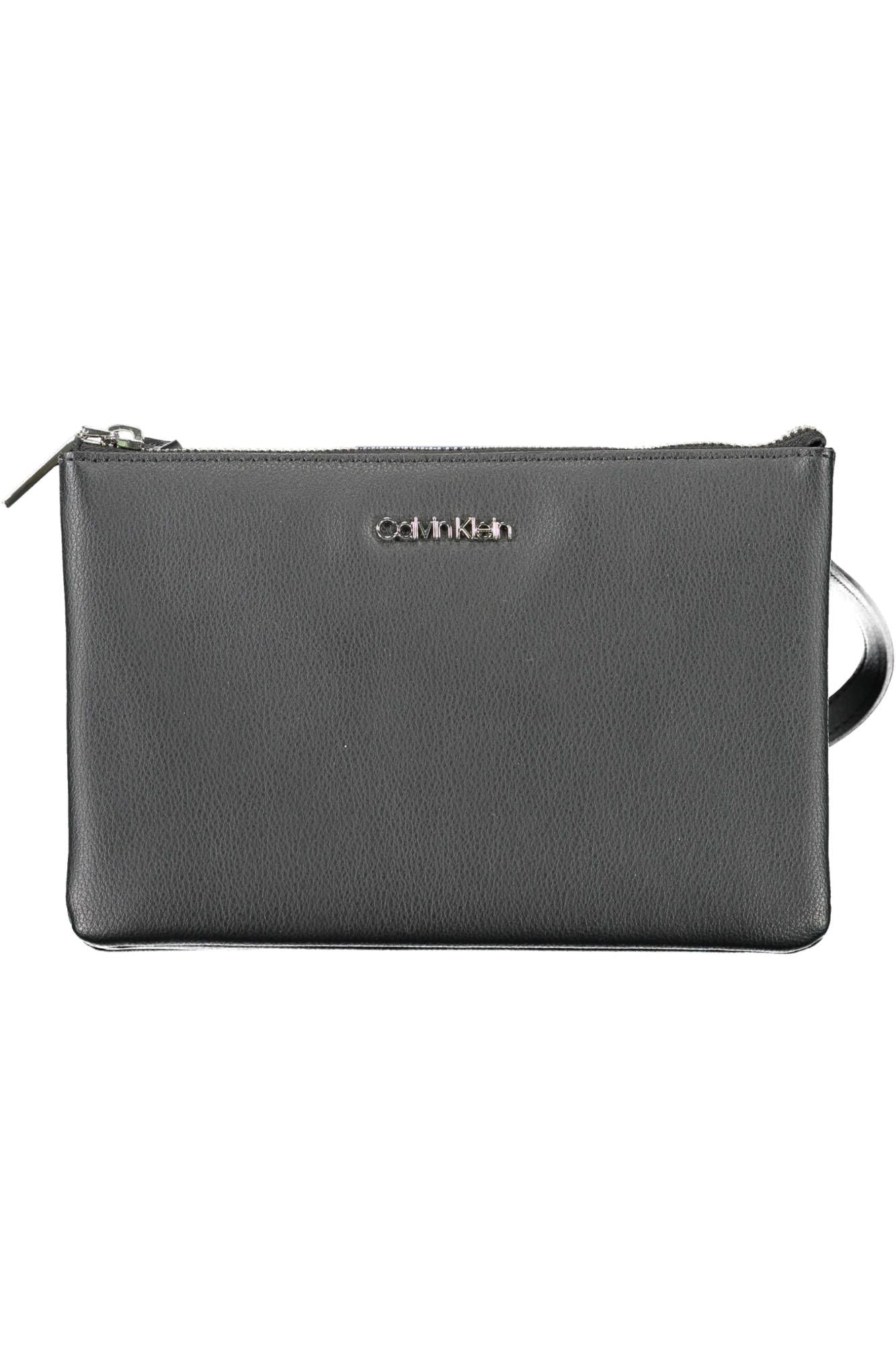 Black Polyester Women Handbag