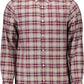 Red Cotton Men Shirt