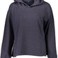 Blue Cotton Women Sweater