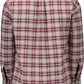 Red Cotton Men Shirt