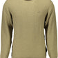 Green Cotton Mens Sweater