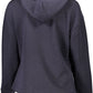 Blue Cotton Women Sweater