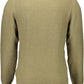 Green Cotton Mens Sweater