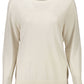 Beige Wool Women Sweater