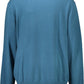 Blue Wool Men Sweater