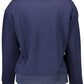 Blue Cotton Women Sweater