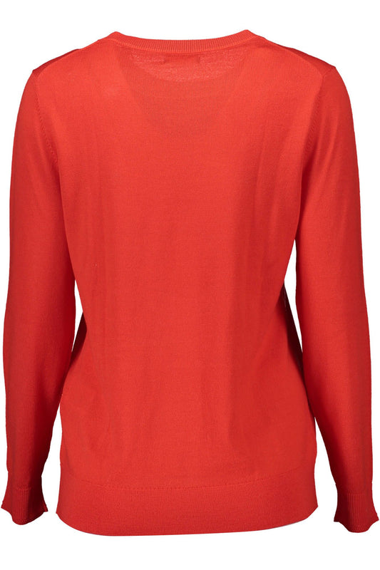 Red Wool Women Sweater