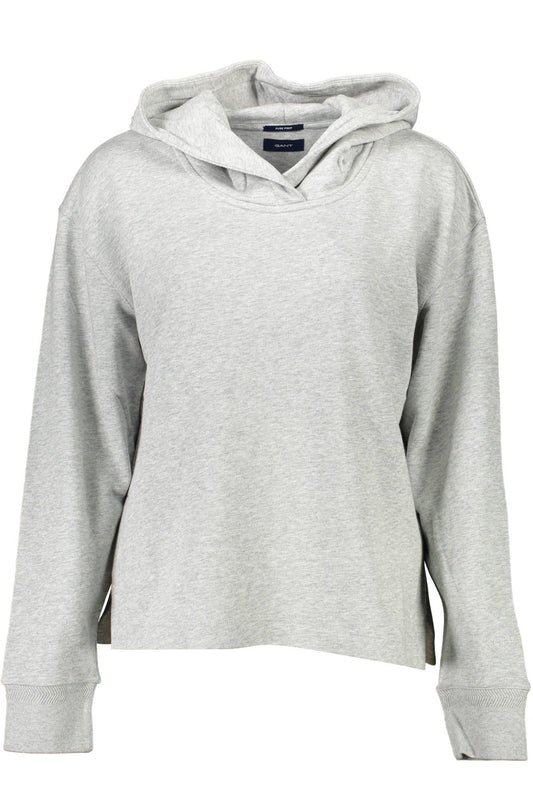 Gray Cotton Women Sweater