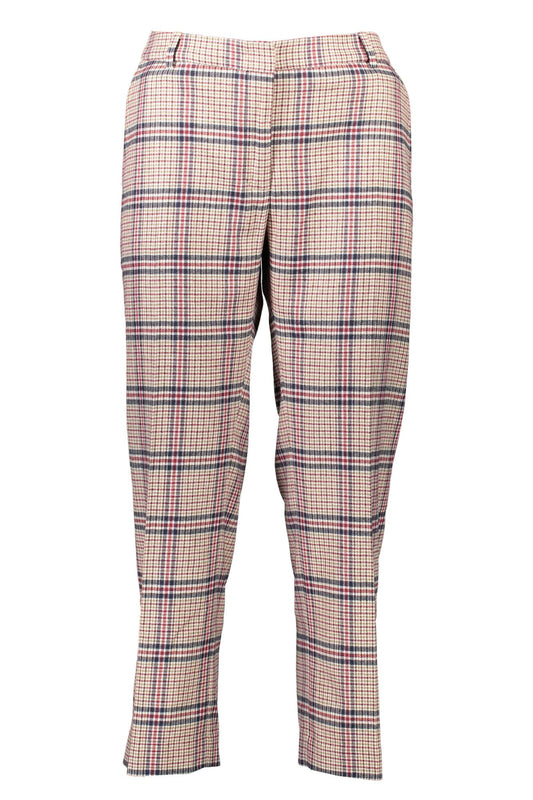 Brown Polyester Women Pant