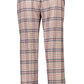 Brown Polyester Women Pant
