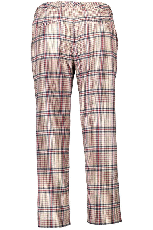 Brown Polyester Women Pant