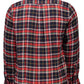 Red Cotton Men Shirt