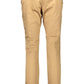 Brown Cotton Women Trouser