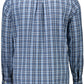 Blue Cotton Men Shirt