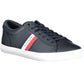 Blue Polyester Men Sneaker
