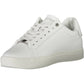 White Polyester Women Sneaker