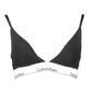 Black Cotton Women Triangle Bra