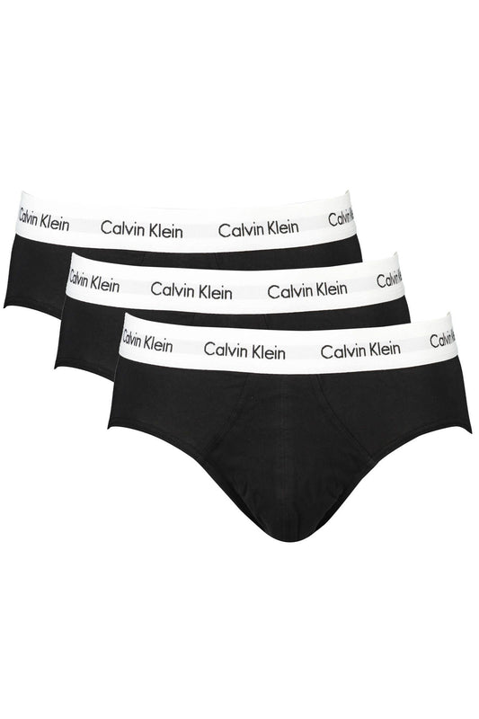 Black Cotton Men Brief