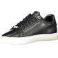 Black Polyester Women Sneaker