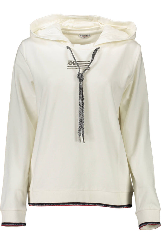 White Cotton Women Sweater