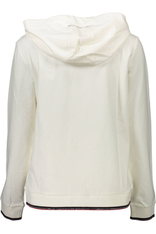 White Cotton Women Sweater