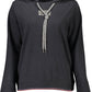 Black Cotton Women Sweater