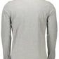 Gray Cotton Men Polo Shirt