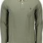 Green Cotton Mens Polo Shirt