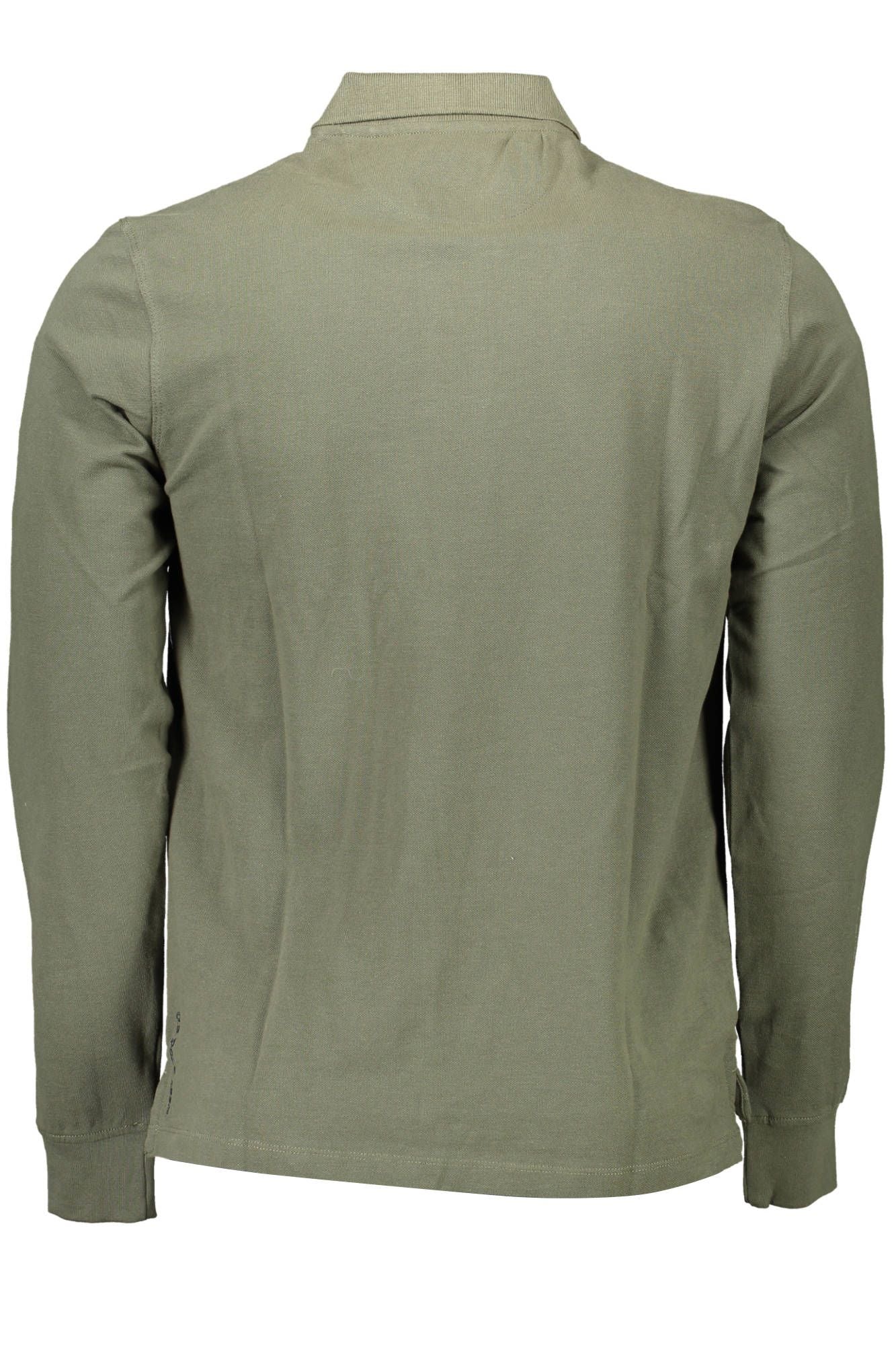 Green Cotton Mens Polo Shirt