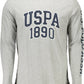 Gray Cotton Men T-Shirt