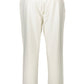 White Cotton Women Sports Pant