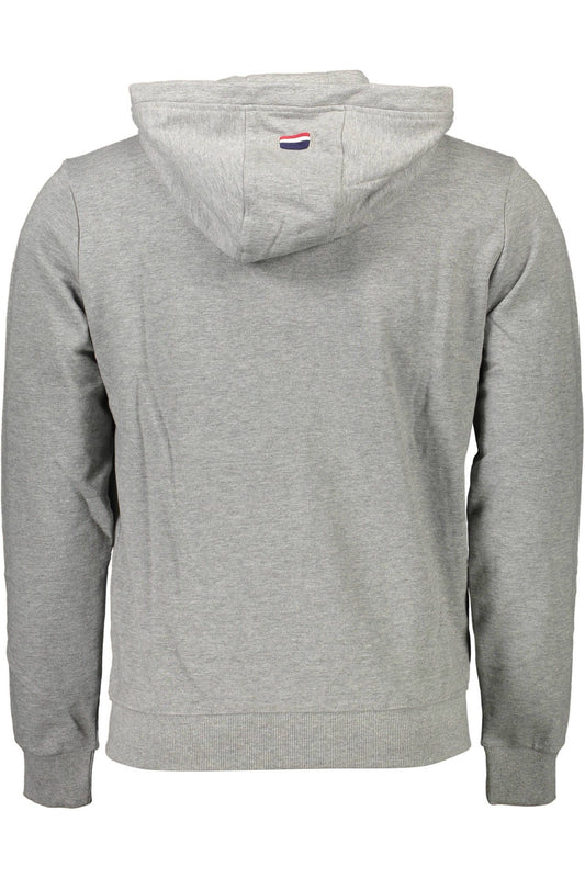 Gray Cotton Men Sweater