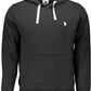 Black Cotton Men Sweater
