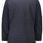 Blue Polyester Men Jacket