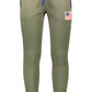Green Cotton Men Trouser