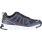 Blue Polyester Men Sneaker