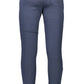 Blue Cotton Men Trouser