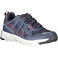 Blue Polyester Men Sneaker