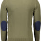 Green Cotton Men Sweater