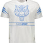 White Cotton Men T-Shirt