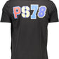 Black Cotton Men T-Shirt